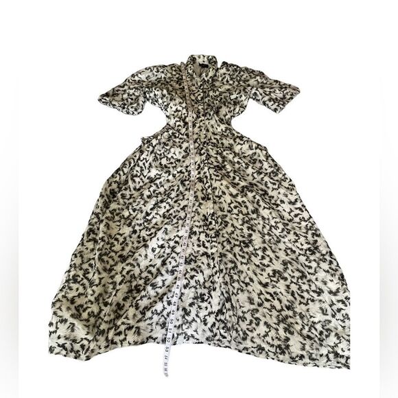 Abstract Cutout Midi Shirtdress - Picture 7 of 12